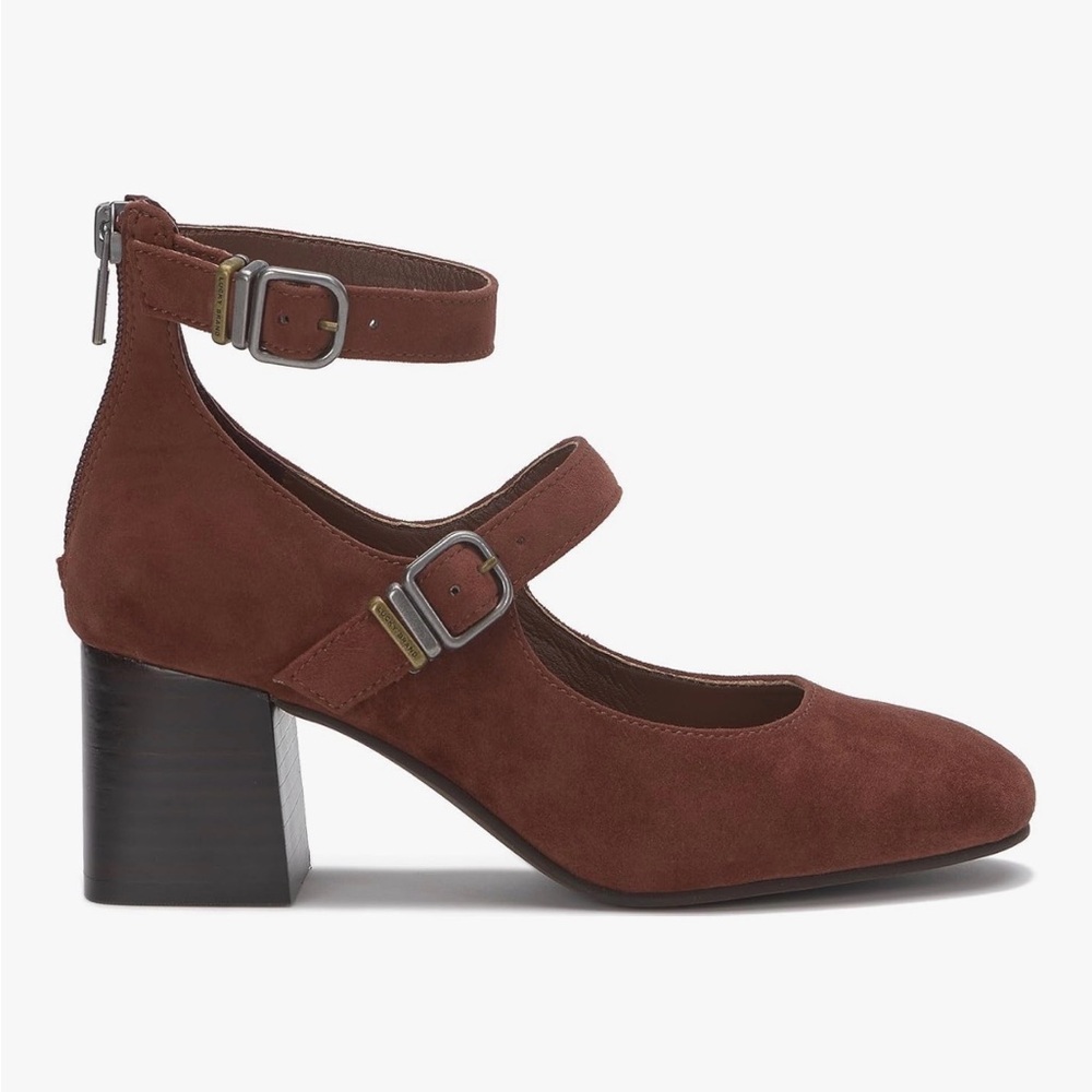 Lucky Brand Women's Cemli Double Buckle Strap Pumps